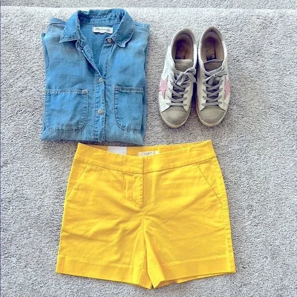 LOFT The Riviera Short in Bright Sunray - Picture 1 of 5